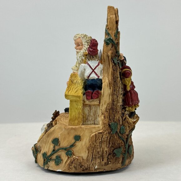 Vintage 1995 House of Lloyd Santa's Workshop Music Box Silent Night 5.5" - Picture 4 of 11